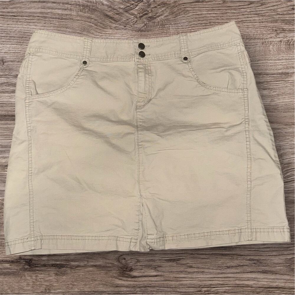 Columbia Women’s Khaki Midi Skirt Y2K Sz 16